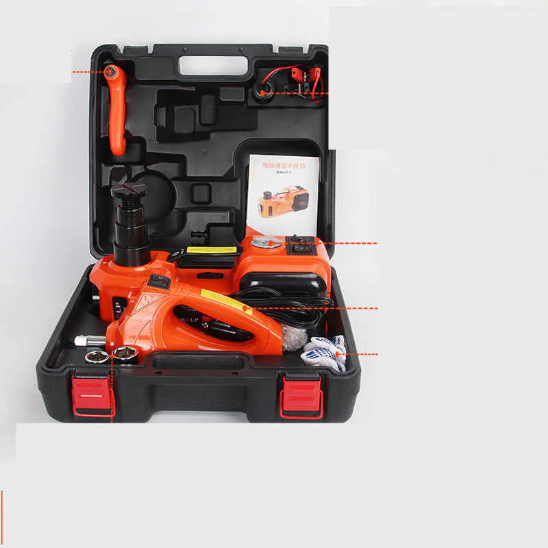 Electric Hydraulic Jack 12v Car Tire Changing Artifact Intelligent Air Wrench Set