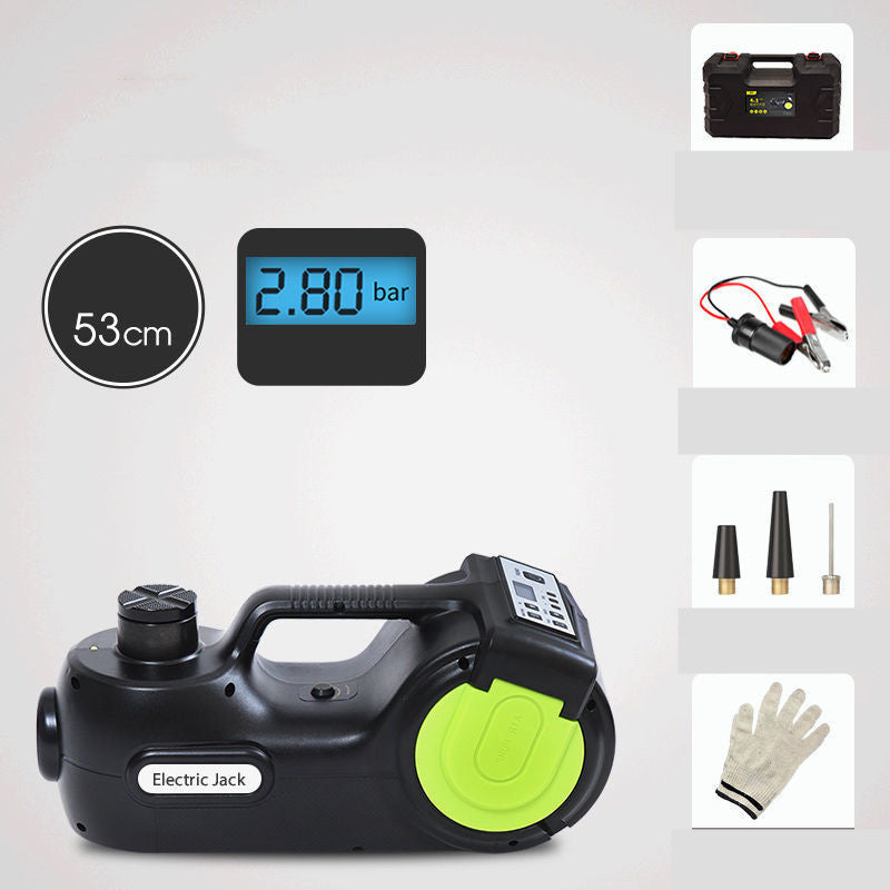 Electric Hydraulic Jack 12v Car Tire Changing Artifact Intelligent Air Wrench Set