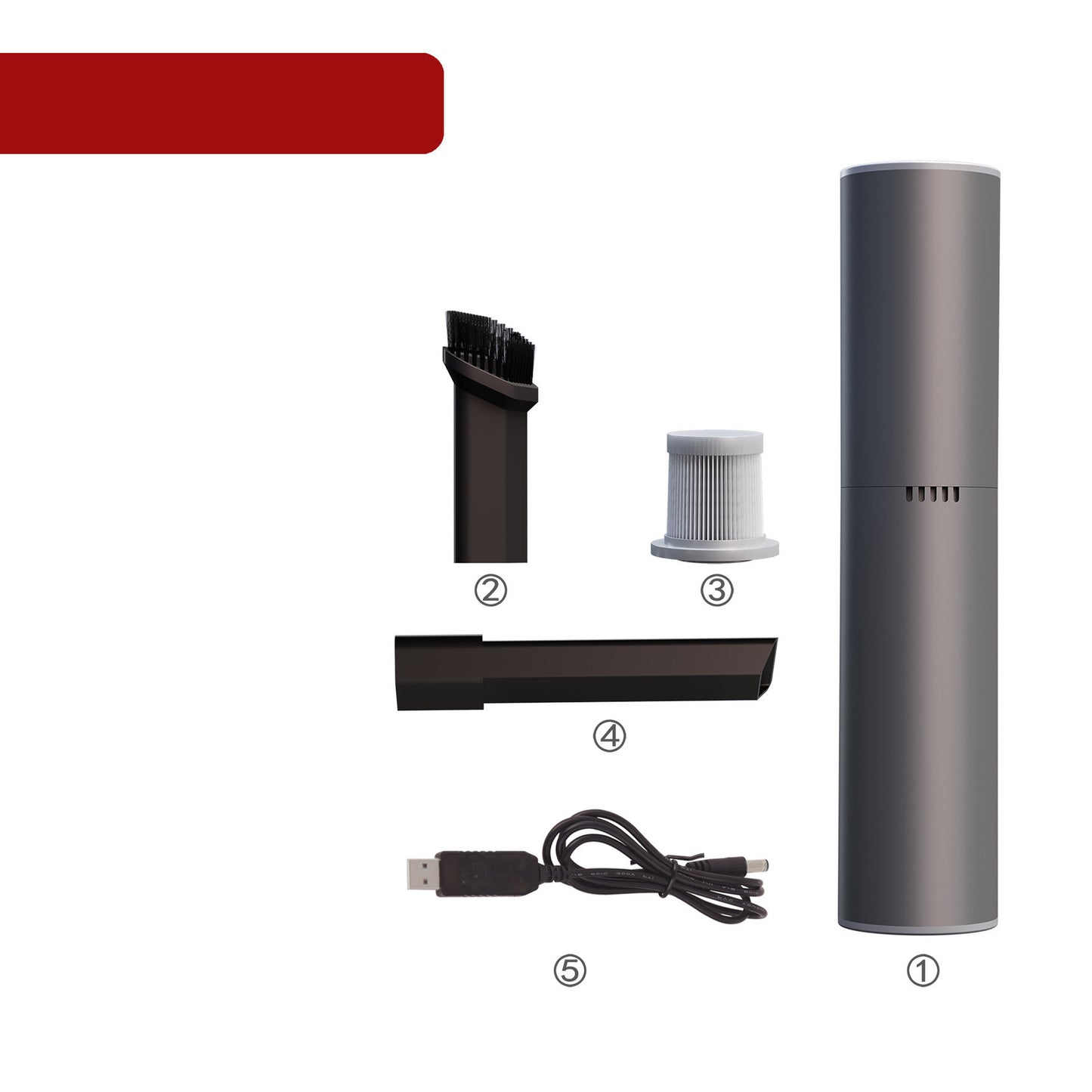 Car Vacuum Cleaner Wireless Charging Portable Mini