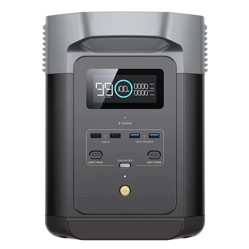 ECOFlow DELTA 2 1800W Rechargeable Portable Power Station for Camping Backup Portable Power Distribution Equipment