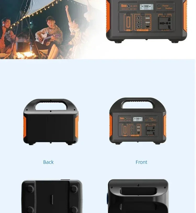 220V Outdoor Portable Mobile Power Supply 230 Wh 300W Power Station Generator LED First Aid Home Camping Computer Solar Charging