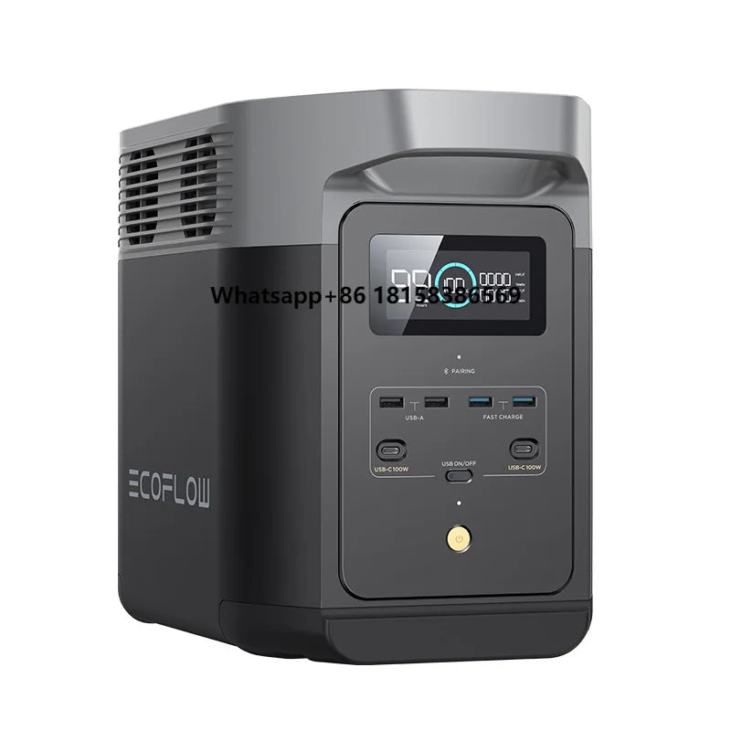 ECOFlow DELTA 2 1800W Rechargeable Portable Power Station for Camping Backup Portable Power Distribution Equipment