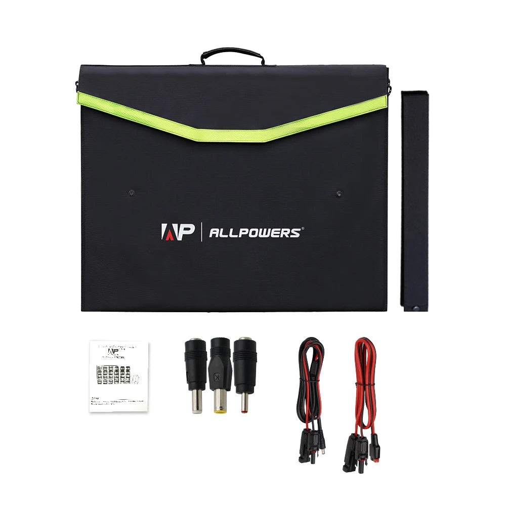 ALLPOWERS Foldable Solar Panel 400W / 200W / 140W / 100W / 60W Solar Charger with Solar Output for Power Station Solar Generator