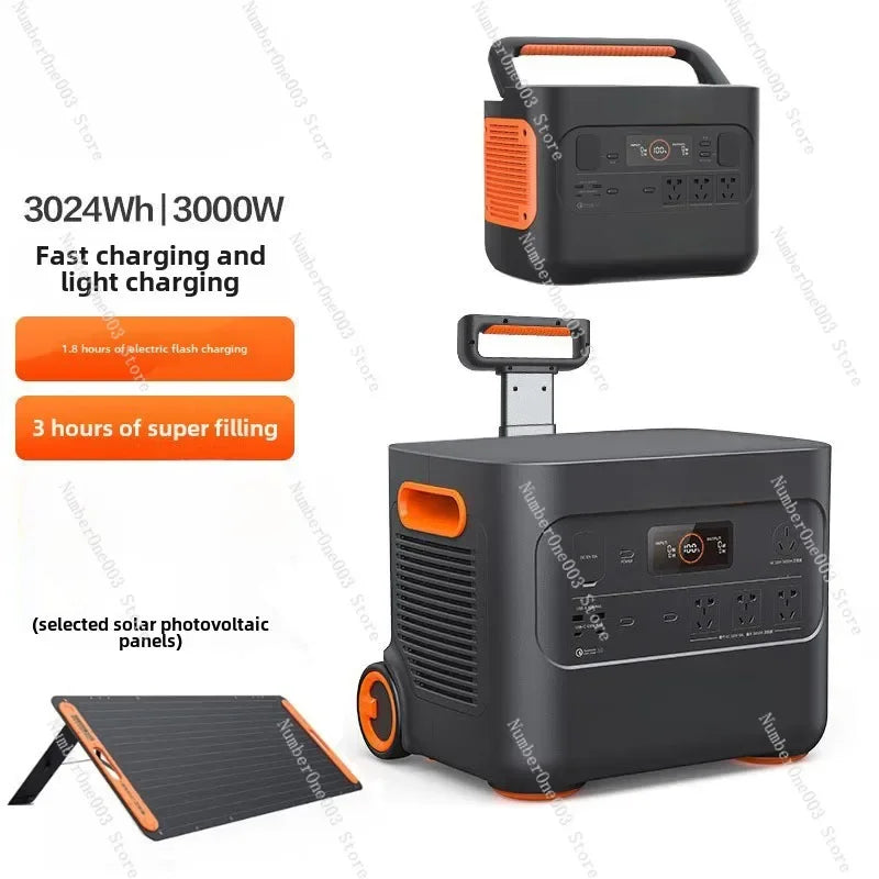 Portable Outdoor Power Supply, Lithium Battery, Fast Charging, 1000W, 2000Pro, 3000W