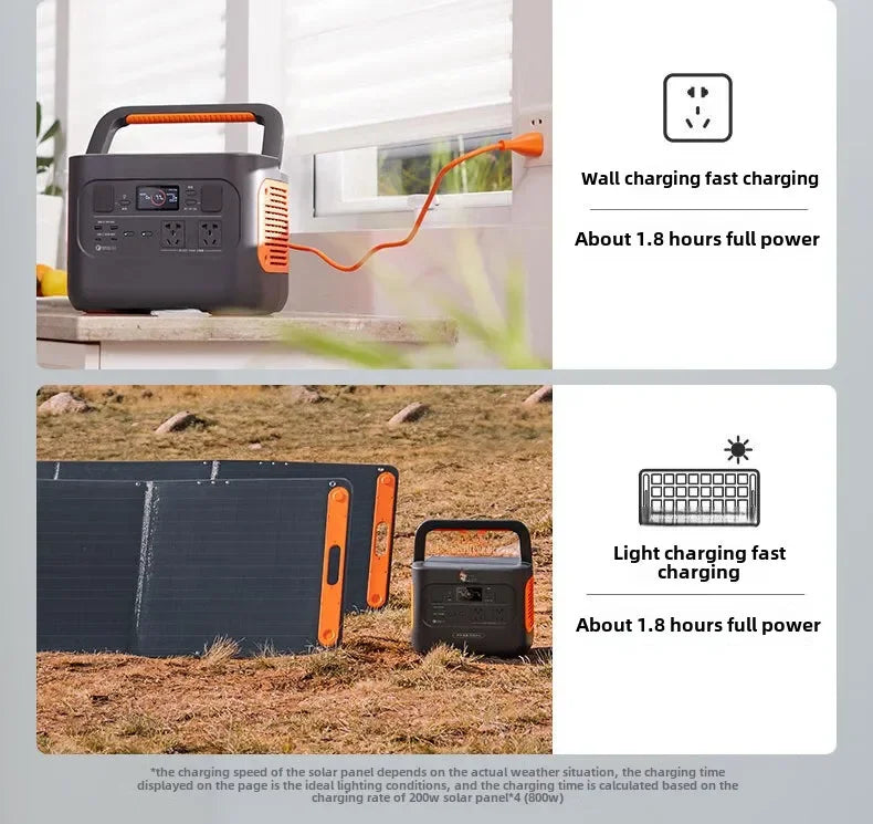 Portable Outdoor Power Supply, Lithium Battery, Fast Charging, 1000W, 2000Pro, 3000W