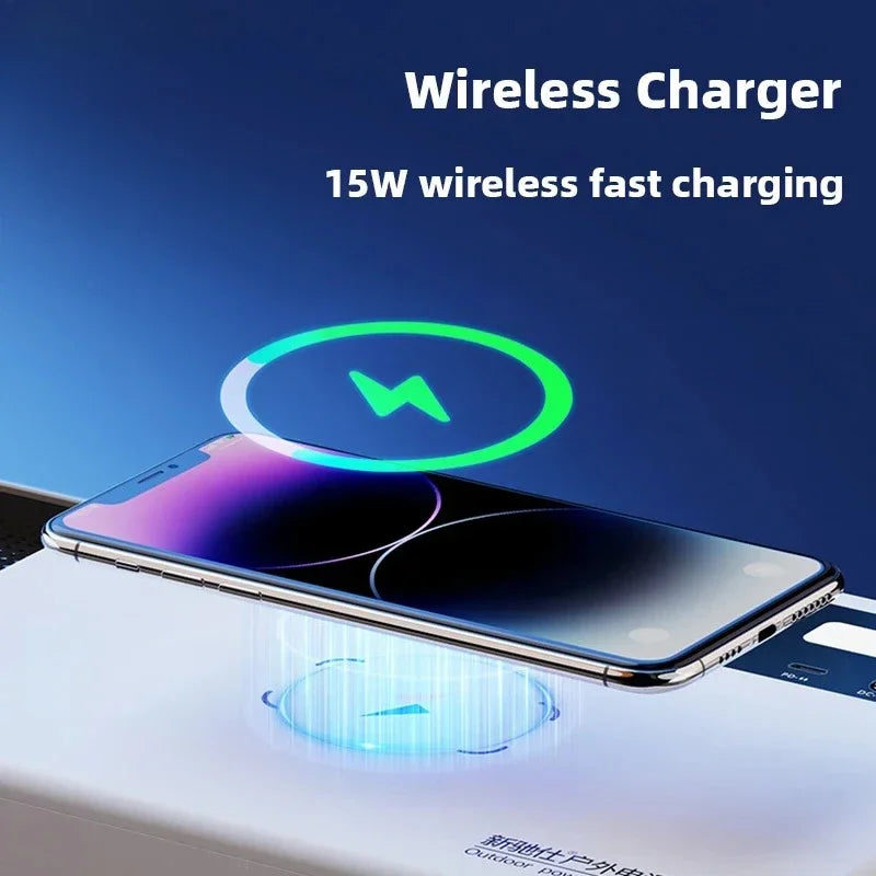 300W Portable Power Station 81000mAh 220V Solar Generator USB DC Wireless Mobile External Spare Battery for Outdoor Camping RV
