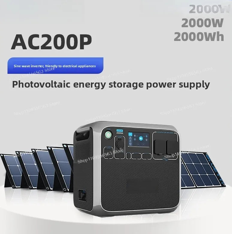 600W-2000W Outdoor Power Station | 220V Portable Emergency Backup